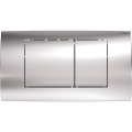 Geberit 115.899.KH.1 - Botão de descarga Twinline30 34 x 18,5 cm cromado brilhante/cromado mate