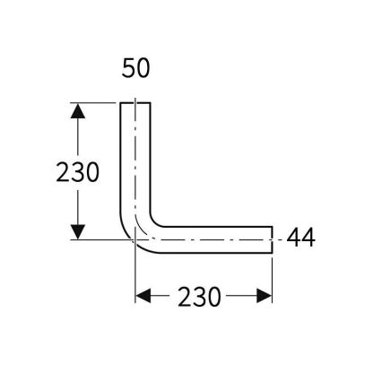 Geberit 118.003.11.1 - Joelho de descarga 90° branco alpino