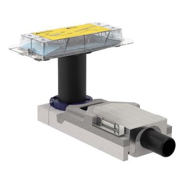 Geberit 154.152.00.1 - Conjunto de pré-instalação para canaletas de duche CleanLine 65-90 mm