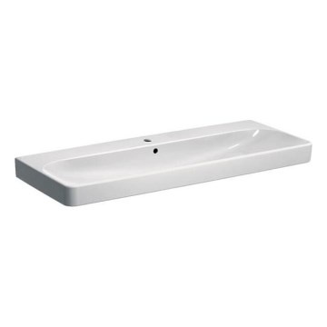 Geberit 500.226.01.1 - Lavatório suspenso Smyle Square 120x48 cm cerâmica/branco