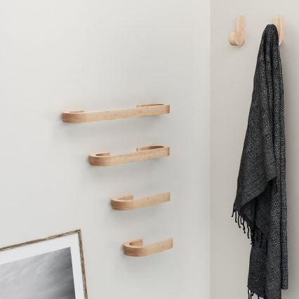 Gedy - Cabide de parede para toalhas HIMALAYA 7x40 cm bambu/castanho