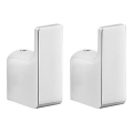 Gedy - CONJUNTO 2x Ganchos de parede PIRENEI cromado brilhante