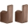 Gedy - Conjunto com 2 ganchos de parede PIRENEI, cor bronze
