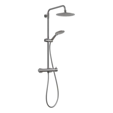 Gedy - Conjunto de duche com misturador STAR PLUS cinzento metálico
