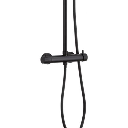 Gedy - Conjunto de duche com misturador STAR PLUS preto mate