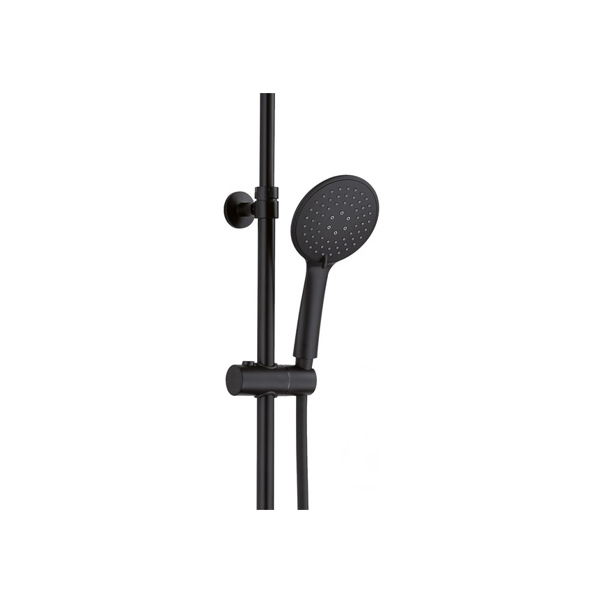 Gedy - Conjunto de duche com misturador STAR PLUS preto mate