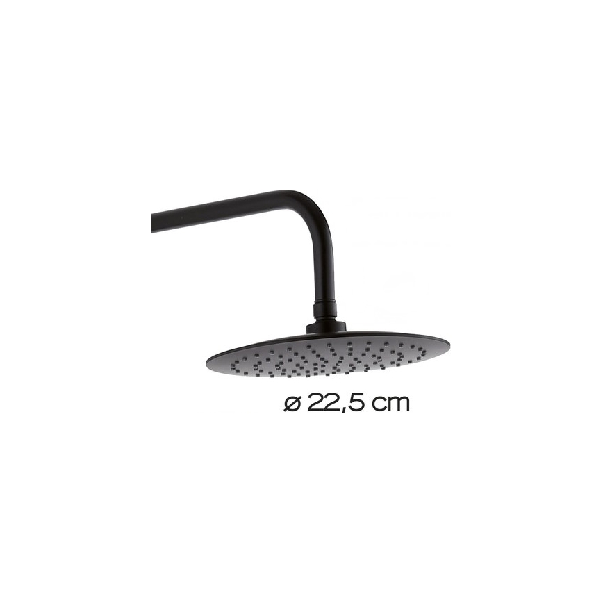 Gedy - Conjunto de duche com misturador STAR PLUS preto mate