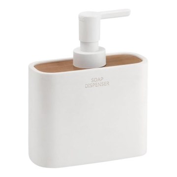 Gedy - Dispensador de sabão NINFEA branco/bambu