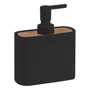 Gedy - Dispensador de sabão NINFEA preto/bambu