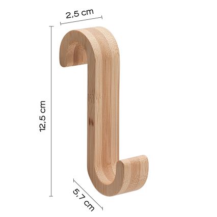 Gedy - Gancho para radiador bambu