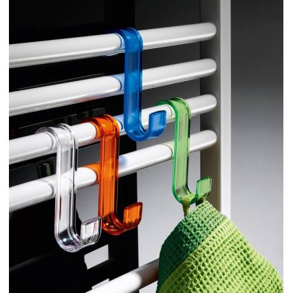 Gedy - Gancho para radiador transparente/termoplástico