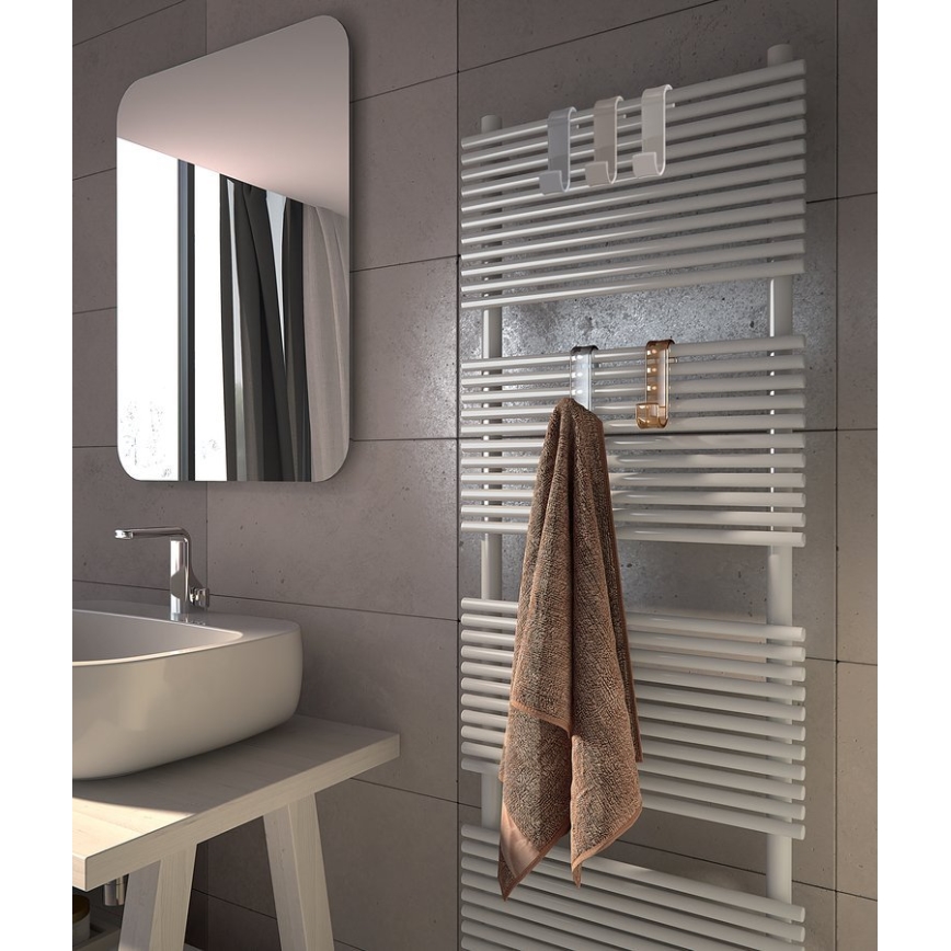 Gedy - Gancho para radiador transparente/termoplástico