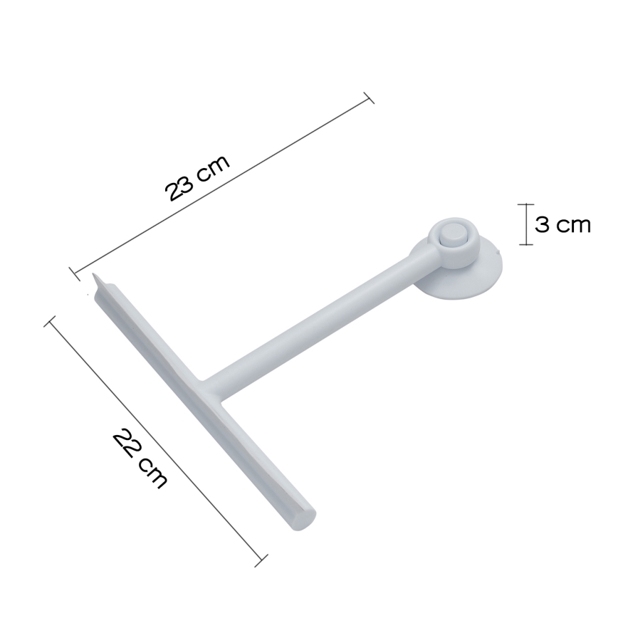 Gedy - Limpa  vidros GUMMY preto mate