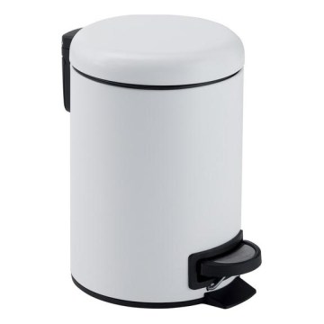 Gedy - Lixeira POTTY 5 l com fecho suave, branca
