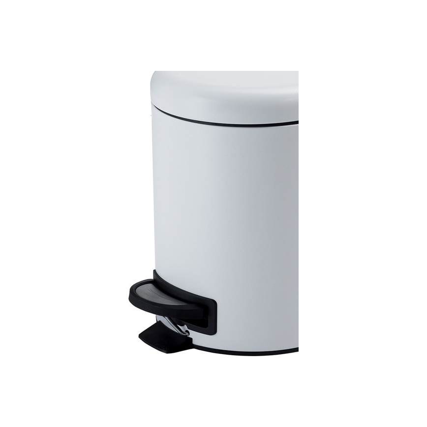 Gedy - Lixeira POTTY 5 l com fecho suave, branca