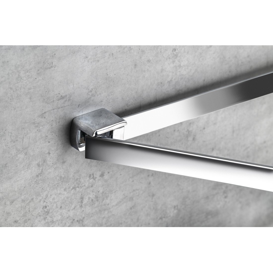 Gedy - PArede rotativo toalha suporte PIRENEI 36 cm cromado brilhante