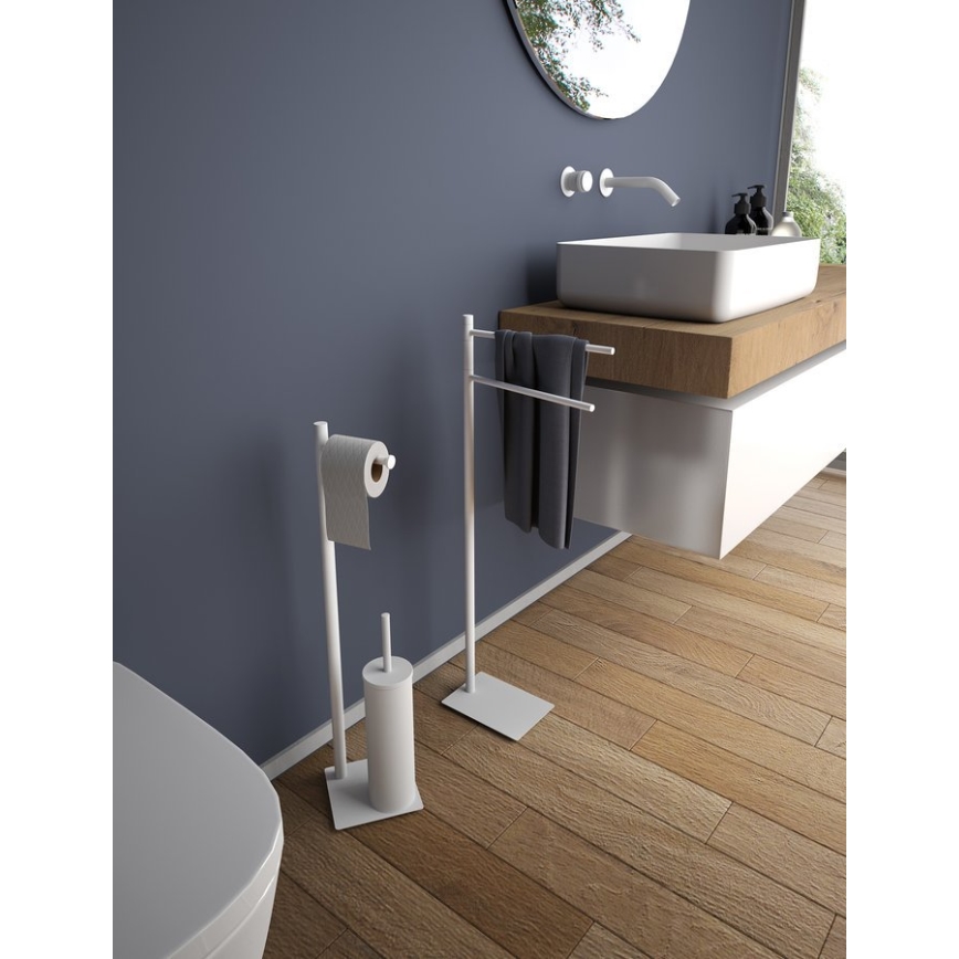 Gedy - Porta-toalhas TRILLY 83,5 cm branco mate