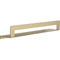 Gedy - Prateleira com cabide para toalhas CLEO 50 cm dourado fosco