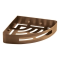 Gedy - Prateleira de canto para duche PIRENEI bronze