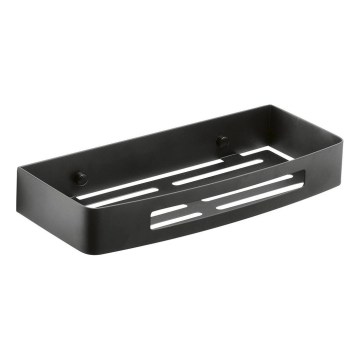 Gedy - Prateleira de parede para chuveiro SMART 30x12,8 cm preto fosco