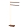 Gedy - Suporte com gancho para toalhas TRILLY 83,5 cm, bronze