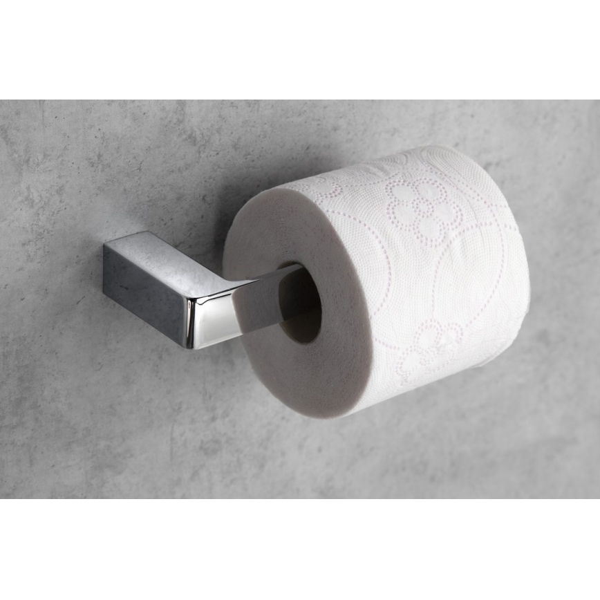 Gedy - Suporte de papel higiénico PIRENEI cromado brilhante