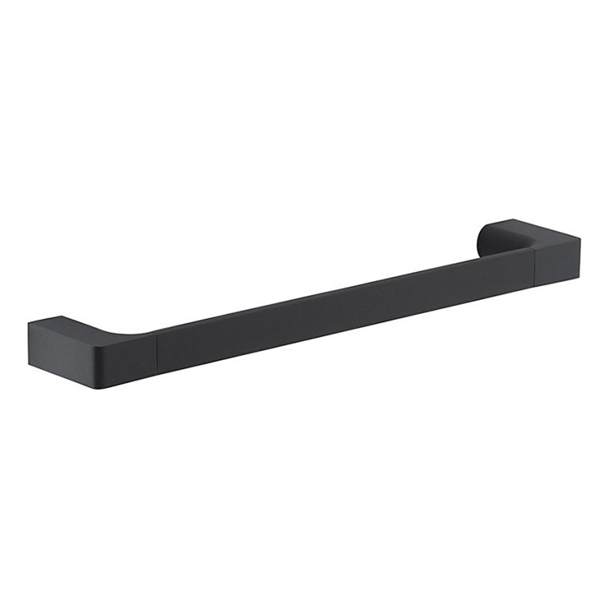 Gedy - Suporte de parede para toalha PIRENEI 6,6x35 cm mate preto