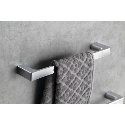 Gedy - Suporte de parede para toalha PIRENEI 6,6x45 cm cromado brilhante