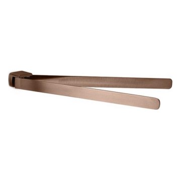 Gedy - Toalheiro de parede giratório PIRENEI 36 cm, bronze
