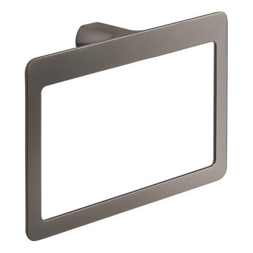 Gedy - Toalheiro de parede PIRENEI 15x23 cm cinzento metálico
