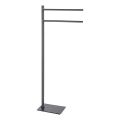Gedy - Toalheiro de pé TRILLY 83,5 cm cinzento metálico