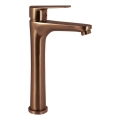 Gedy - Torneira para lavatório COMO 29 cm, acabamento bronze