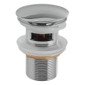 Gedy - Válvula CLICK-CLACK para lavatório, Ø 6,6 cm, cromado polido