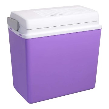Geleira de carro portátil 23 l 55W/12V/230V púrpura/branco