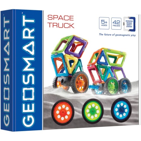 GeoSmart - Conjunto de construção magnético Space Truck 42 pçs