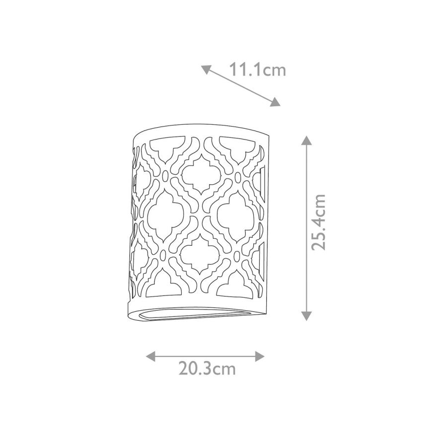 Gilded Nola - Iluminação de parede ARABELLA 1xE27/60W/230V