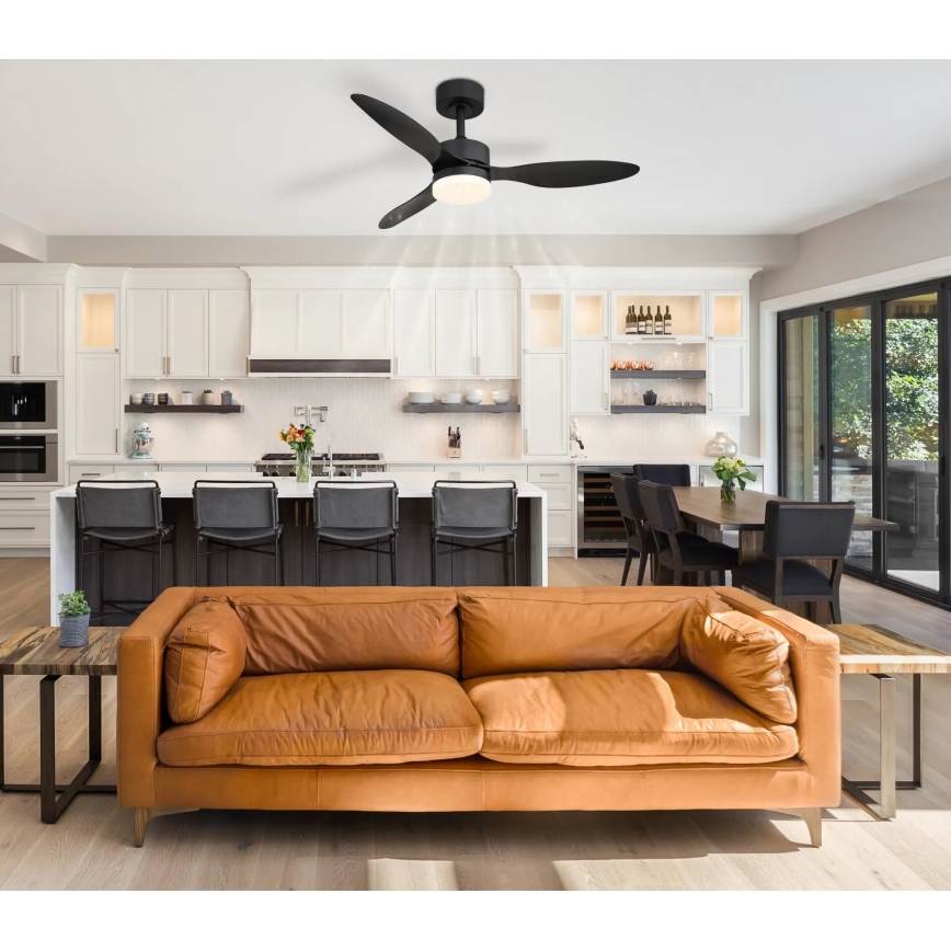 Globo - Ventilador de teto LED regulável LED/20W/230V 2700-6500K + controlo remoto