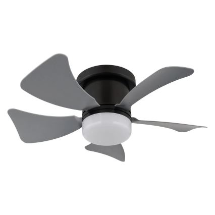 Globo - Ventilador de teto LED regulável LED/10W/230V 3000-6500K cinza + controlo remoto
