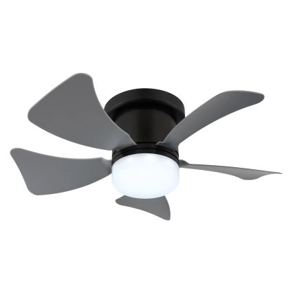 Globo - Ventilador de teto LED regulável LED/10W/230V 3000-6500K cinza + controlo remoto