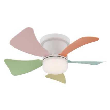 Globo - Ventilador de teto LED dimerizável LED/10W/2300V 3000-6500K multicolorido + controlo remoto