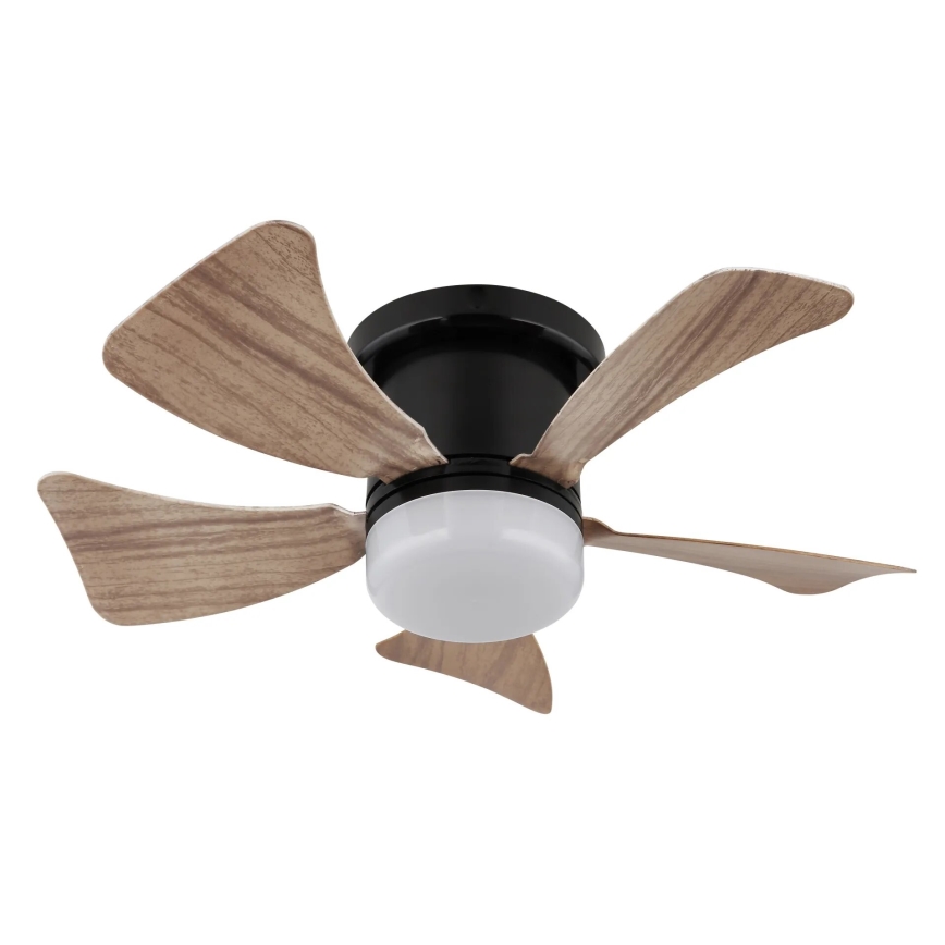 Globo - Ventilador de teto LED dimerizável LED/10W/230V 3000-6500K castanho + comando à distância