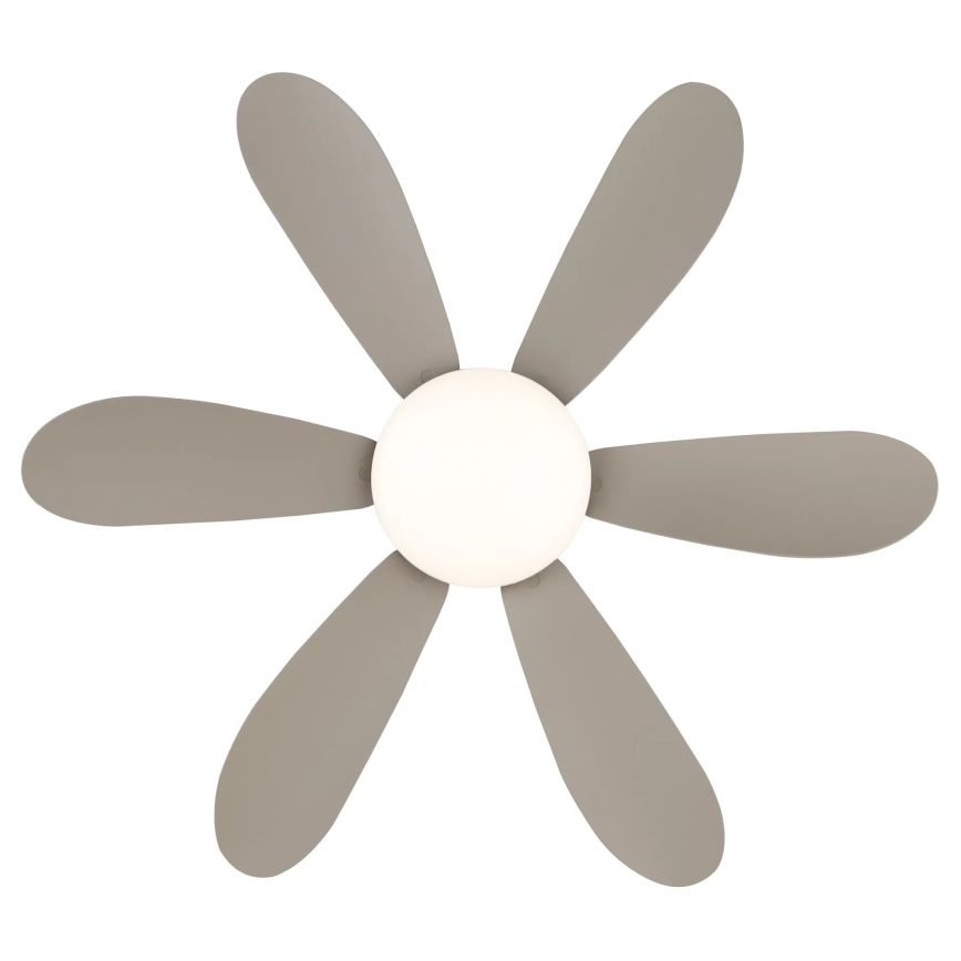 Globo - Ventilador de tecto LED com dimmer LED/5W/230V 2700-6500K bege + comando remoto