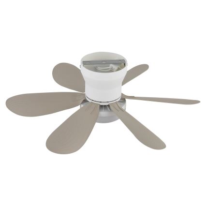 Globo - Ventilador de tecto LED com dimmer LED/5W/230V 2700-6500K bege + comando remoto