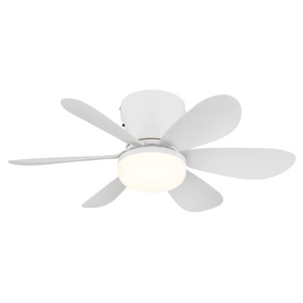 Globo - Ventilador de teto LED regulável LED/5W/230V 2700-6500K branco + controlo remoto