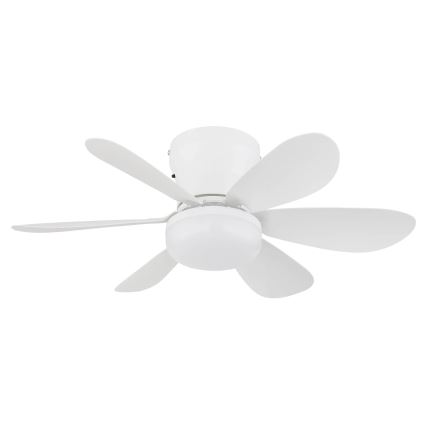 Globo - Ventilador de teto LED regulável LED/5W/230V 2700-6500K branco + controlo remoto