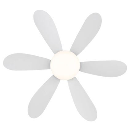 Globo - Ventilador de teto LED regulável LED/5W/230V 2700-6500K branco + controlo remoto
