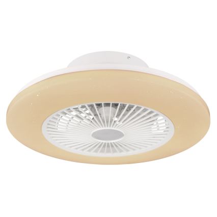 Globo - Iluminação de teto LED com regulação e ventoinha LED/30W/230V 3000-6500K + controlo remoto