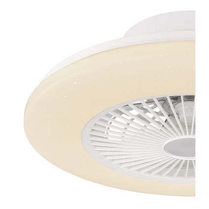 Globo - Iluminação de teto LED com regulação e ventoinha LED/30W/230V 3000-6500K + controlo remoto