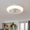 Globo 03632W - Luminária de teto LED com ventilador LAFEE LED/18W/230V