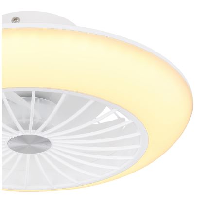 Globo 03632W - Luminária de teto LED com ventilador LAFEE LED/18W/230V